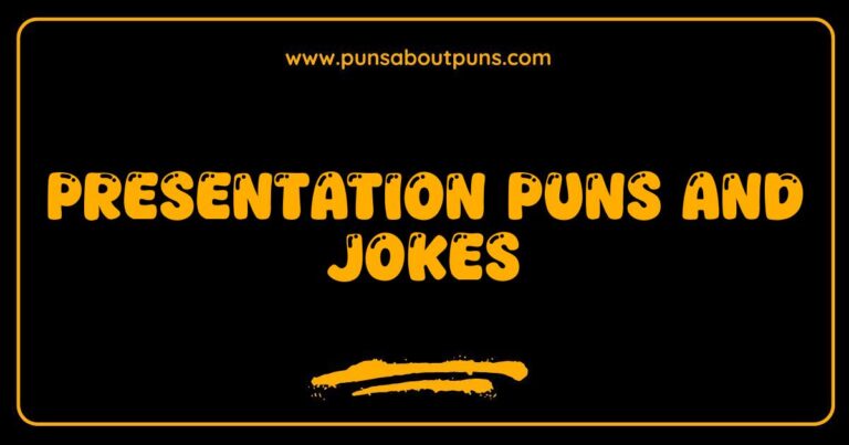 Okay, here are a few options for SEO-optimized alt text for an image related to Presentation Puns and Jokes, keeping it descriptive and natural: **Option 1 (General):** > Image showing a humorous presentation slide with a presentation pun or joke written on it. **Option 2 (More Specific - if the image shows a person):** > A presenter looking amused while pointing at a slide featuring funny presentation puns and jokes. **Option 3 (If the image shows text only):** > Close-up of a presentation slide displaying several clever presentation puns and jokes. **Option 4 (If the image is more visual):** > Illustration depicting a comical scenario related to a business presentation, highlighting the humor of presentation puns and jokes. **Explanation of why these are good:** * **Keyword Inclusion:** The phrase presentation puns and jokes is included naturally within each alt text. * **Descriptive:**