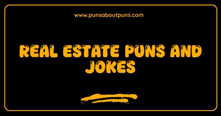 Okay, here are a few options for SEO-optimized alt text for an image related to Real Estate Puns and Jokes, keeping in mind they should be descriptive and natural: **Option 1 (Focus on a visual of a pun):** > A cartoon house with a funny speech bubble, illustrating a real estate pun. **Option 2 (Focus on a list or collection):** > Image showcasing a collection of real estate puns and jokes, likely in a meme or graphic format. **Option 3 (Focus on humor):** > Funny real estate related joke or pun visually represented in an image. **Option 4 (More specific, if the image is about a specific pun):** > Image depicting the pun Home sweet home with a humorous twist related to real estate. **Option 5 (Focus on the target audience):** > Image of a real estate meme or joke designed to make realtors and