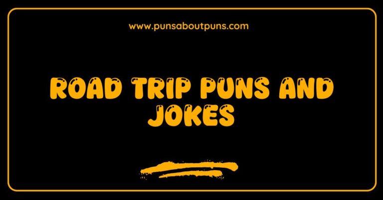 Okay, here are a few options for SEO-optimized alt text for an image related to Road Trip Puns and Jokes, playing around with different image scenarios: **Option 1 (Image: A car driving with a silly pun on a sign in the background):** > A car on a road trip with a funny sign in the background showcasing road trip puns and jokes. **Option 2 (Image: A group of friends laughing in a car):** > Friends enjoying a road trip filled with laughter and road trip puns and jokes. **Option 3 (Image: A written list of puns and jokes about road trips):** > A list of creative road trip puns and jokes written on a notepad. **Option 4 (Image: A map with small, funny illustrations around it):** > A road trip map decorated with humorous illustrations and road trip puns and jokes. **Option 5 (Image: A person holding a sign with a