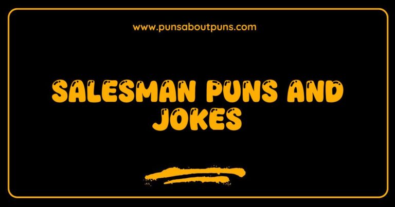 Okay, here are a few options for SEO-optimized alt text for an image related to Salesman Puns and Jokes, keeping them descriptive and natural: **Option 1 (General):** > A cartoon image depicting a salesman with a funny expression, showcasing the humor found in salesman puns and jokes. **Option 2 (If the image shows a specific joke):** > Illustration of a salesman telling a joke, a visual representation of popular salesman puns and jokes. **Option 3 (If the image is of text-based jokes):** > A collection of text-based salesman puns and jokes displayed in a fun and engaging format. **Option 4 (If the image is a meme):** > A funny meme about sales featuring a salesman, highlighting the lighthearted side of salesman puns and jokes. **Option 5 (If the image is a character):** > A caricature of a salesman, a common subject for humorous takes