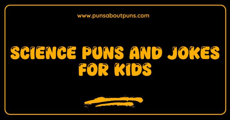 Okay, here are a few options for SEO-optimized alt text for an image related to Science Puns and Jokes for Kids, keeping in mind natural language and keyword inclusion: **Option 1 (General):** > A colorful illustration depicting funny science puns and jokes for kids, showcasing various scientific concepts in a humorous way. **Option 2 (If the image shows specific elements):** > Image showing a beaker laughing with a microscope, illustrating science puns and jokes for kids, designed to make learning fun. **Option 3 (If the image focuses on a text joke):** > A picture of a science joke for kids, featuring a pun about atoms, a great example of funny science puns and jokes to encourage learning. **Option 4 (If the image is a collection):** > Collection of images with science puns and jokes for kids, showcasing various ways to introduce scientific concepts through humor. **Option 5 (Short