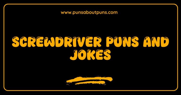 Here are a few options, playing with slightly different angles: **Option 1 (Focus on humor):** > A cartoon image of a screwdriver with a funny face, illustrating the concept of screwdriver puns and jokes. **Option 2 (Focus on the tool):** > Close-up image of a screwdriver, relating to humorous screwdriver puns and jokes. **Option 3 (More descriptive):** > An image featuring a screwdriver, used in the context of a collection of screwdriver puns and jokes. **Option 4 (Slightly longer):** > Visual representation of screwdriver humor, possibly with a cartoon or illustration to depict screwdriver puns and jokes.
