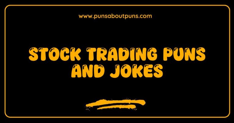 Okay, here are a few options for SEO-optimized alt text for an image related to Stock Trading Puns and Jokes, keeping it descriptive and natural: **Option 1 (General):** > A humorous image depicting stock trading puns and jokes, likely showing charts, graphs or traders with funny captions. **Option 2 (More Specific if image shows a chart):** > A stock chart with funny captions or speech bubbles showcasing clever stock trading puns and jokes. **Option 3 (If it features people):** > Cartoon characters or people engaged in stock trading, with speech balloons containing funny stock trading puns and jokes. **Option 4 (If it's a visual pun):** > A visual pun related to stock trading, presented as a funny image with a clever caption or joke. **Option 5 (If it's a text based image):** > Image containing a collection of text based stock trading puns and jokes.