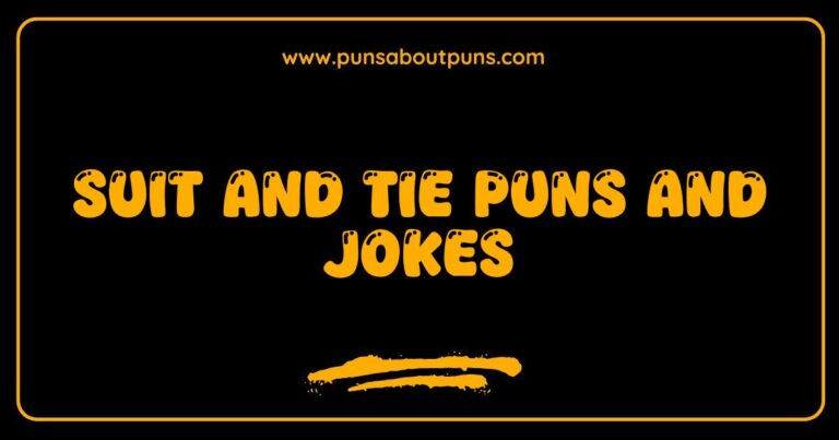 Okay, here are a few options for SEO-optimized alt text for an image related to Suit and Tie Puns and Jokes, playing with different image possibilities: **Option 1 (Image might be of a person in a suit with a funny expression):** > A person wearing a suit and tie looks confused, illustrating the humor behind suit and tie puns and jokes. **Option 2 (Image might be of a cartoon or graphic with a suit and tie):** > A cartoon depiction of a suit and tie, referencing the silly nature of suit and tie puns and jokes. **Option 3 (Image might be of text with a suit and tie theme):** > Text art related to suit and tie puns and jokes, featuring a graphic of a suit and tie. **Option 4 (Image might be of a literal tie with a funny pattern):** > A close-up of a tie with a humorous pattern, a visual representation of suit