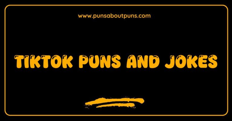 Here are a few options, playing with slightly different angles: **Option 1 (Focus on humor):** > A funny image showcasing TikTok puns and jokes, guaranteed to make you laugh. **Option 2 (Focus on the content):** > Image depicting various TikTok puns and jokes, perfect for sharing with your friends online. **Option 3 (More specific if the image shows examples):** > Example of visual TikTok puns and jokes, showing popular trends and formats. **Option 4 (If image is a collection of things):** > A collection of images showcasing different TikTok puns and jokes, perfect for social media. **Option 5 (If image is a meme):** > A meme illustrating the humor found in TikTok puns and jokes, popular among users. **Key things I considered when creating these:** * **Keyword Inclusion:** TikTok puns and jokes is naturally integrated. * **Descriptive:** They