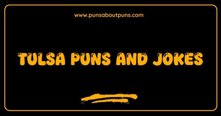 Okay, here are a few options, playing with slightly different approaches: **Option 1 (Focus on clarity):** > A graphic featuring funny Tulsa puns and jokes, showcasing playful wordplay about the city. **Option 2 (Slightly more engaging):** > Image displaying a collection of humorous Tulsa puns and jokes, highlighting the city's unique characteristics through wordplay. **Option 3 (If the image is visually specific):** > Illustration of Tulsa landmarks incorporated into funny puns and jokes, a lighthearted take on the city. **Option 4 (If it's a text-based image):** > Text-based image showcasing various Tulsa puns and jokes, presented in a visually appealing style. **Explanation of Choices and SEO Considerations:** * **Tulsa puns and jokes** is included naturally in each option, serving as the primary keyword. * **Descriptive language:** Each alt text uses words