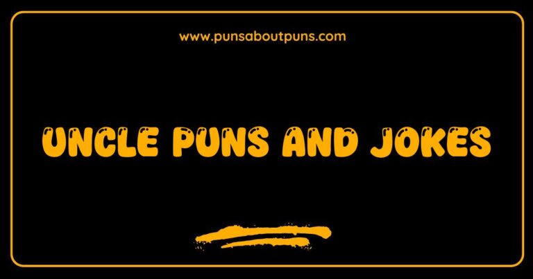 Okay, here are a few options for SEO-optimized alt text for an image related to Uncle Puns and Jokes, keeping it descriptive and natural: **Option 1 (General):** > A collection of funny uncle puns and jokes written on colorful speech bubbles. **Option 2 (If the image shows an uncle):** > A smiling uncle telling a joke with a thought bubble showing a silly pun related to uncle puns and jokes. **Option 3 (If it's a graphic):** > Graphic design featuring text and icons showcasing uncle puns and jokes perfect for sharing. **Option 4 (Focusing on laughter):** > Image representing the humor of uncle puns and jokes with characters bursting with laughter. **Option 5 (If it's a meme format):** > An internet meme using a picture to highlight the classic style of uncle puns and jokes. **Key takeaways for these alt texts:** *