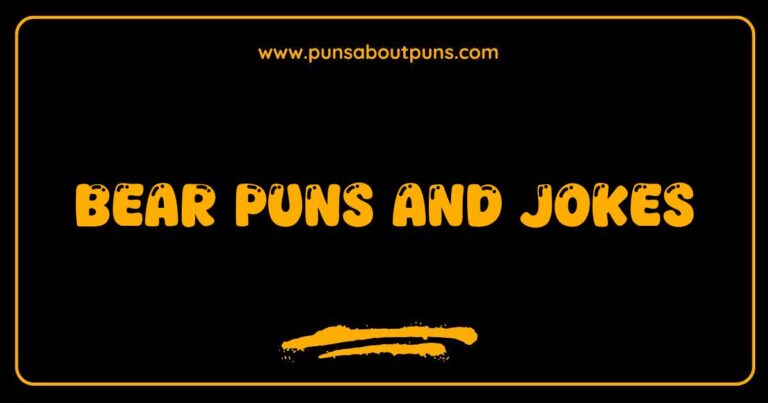 Here are a few options for SEO-optimized alt text for an image related to 'Bear Puns and Jokes', prioritizing descriptiveness and natural keyword integration: **Option 1 (Focus on a visual pun):** `Alt text: Illustration of a bear wearing sunglasses and a leather jacket, a funny bear pun image for bear jokes and humor.` **Option 2 (General image with text):** `Alt text: A bear with a funny expression alongside text with a bear pun, perfect for sharing bear jokes and laughter.` **Option 3 (Simple and Direct):** `Alt text: Cute bear illustration with a bear pun joke.` **Why these are effective:** * **Keyword Integration:** The phrase bear pun or bear jokes is included naturally and relevantly. * **Descriptive:** The alt text describes the visual elements of the image (e.g., illustration, wearing sunglasses,