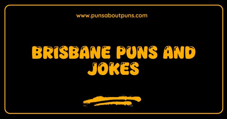 Okay, here are a few options, keeping in mind SEO best practices and natural language: **Option 1 (Focus on humor):** > A funny illustration depicting Brisbane with humorous wordplay; enjoy these Brisbane puns and jokes. **Option 2 (More descriptive):** > Image showcasing examples of Brisbane puns and jokes; find something to laugh about with this collection of local humor. **Option 3 (Slightly more direct):** > Visual representation of funny Brisbane puns and jokes; browse this selection of local wordplay. **Option 4 (If the image is a specific example):** > An example of a Brisbane pun or joke, showcasing local humor, perfect for sharing a laugh. **Key considerations used when creating these alt texts:** * **Keyword Integration:** The phrase Brisbane puns and jokes is naturally included. * **Descriptive:** The alt text describes what the image is about. *
