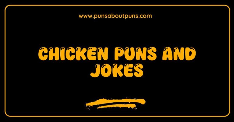 Here are a few options for SEO-optimized alt text for an image related to Chicken Puns and Jokes, each with slightly different focuses: **Option 1 (Focus on humor):** `Funny chicken pun graphic with a cartoon chicken telling a joke.` **Option 2 (Focus on the image content):** `Illustration of a chicken with a thought bubble containing a clever chicken pun.` **Option 3 (More descriptive, if applicable):** `Image of a chicken wearing glasses and reading a book of chicken puns and jokes.` **Option 4 (Emphasis on collection):** `Collection of hilarious chicken puns and jokes, perfect for sharing with friends.` **Why these work:** * **Includes the keyword chicken puns and jokes or a variation** naturally. * **Descriptive:** They tell the user (and search engine) what the image *is*. * **Concise:** They get to the point