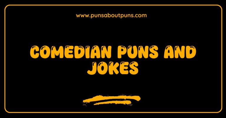 Here are a few options for SEO-optimized alt text for an image related to 'Comedian Puns and Jokes', keeping them descriptive and natural: **Option 1 (General):** `Comedian telling puns and jokes on stage, entertaining the audience.` **Option 2 (More Specific):** `Close-up of a comedian delivering a pun, eliciting laughter from the crowd. The comedian is known for his clever puns and jokes.` **Option 3 (If the image shows text):** `A funny image featuring text-based comedian puns and jokes, perfect for sharing a laugh.` **Option 4 (If the image includes a specific person or setting):** `[Comedian's Name] performing his signature brand of comedian puns and jokes at [Venue Name].` **Explanation of Choices:** * **Keyword Integration:** Each option includes comedian puns and jokes naturally within the description. * **