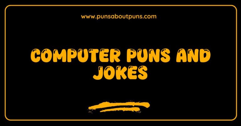 Here are a few options for SEO-optimized alt text for an image related to Computer Puns and Jokes, keeping in mind natural language and avoiding unnecessary characters: **Option 1 (General):** `Computer puns and jokes graphic, showcasing humorous tech-related wordplay.` **Option 2 (If the image shows a specific pun):** `Image illustrating a funny computer pun, perfect for tech humor enthusiasts.` **Option 3 (If the image is a meme):** `Computer joke meme, providing a lighthearted take on technology and programming.` **Option 4 (If the image is a collection of puns):** `Collection of computer puns and jokes for programmers and tech lovers, guaranteed to bring a smile.` **Key Considerations Used:** * **Keyword Inclusion:** The phrase computer puns and jokes is naturally incorporated. * **Descriptive:** The alt text describes what the image *shows*. * **