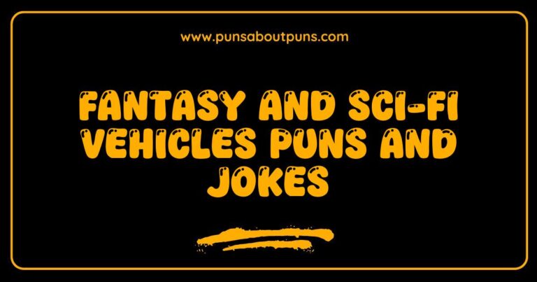 Okay, here are a few options, playing with slightly different angles and lengths, all optimized for SEO while being descriptive: **Option 1 (Shorter, more general):** > A humorous illustration of fantasy and sci-fi vehicles, playing on puns and jokes related to spaceships and dragons. **Option 2 (More specific with keywords):** > Image showcasing funny fantasy and sci-fi vehicle puns and jokes, featuring a spaceship with a punny name and a dragon-shaped motorcycle. **Option 3 (Focus on the humor):** > A comical picture depicting various fantasy and sci-fi vehicles, using visual puns and jokes to create lighthearted humor. **Option 4 (If the specific vehicle is key):** > This image features a clever sci-fi vehicle pun, showing a starfighter that's been transformed into a giant toaster, a part of a collection of fantasy and sci-fi vehicle jokes.