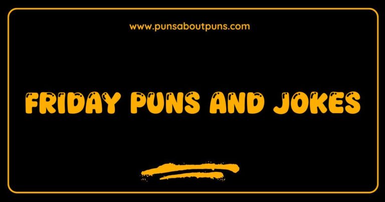 Here are a few options for SEO-optimized alt text for an image related to 'Friday Puns and Jokes', keeping in mind natural language and keyword inclusion: **Option 1 (General):** `Friday Puns and Jokes: Image showcasing funny ways to celebrate the end of the work week.` **Option 2 (If the image shows a specific pun):** `Friday Puns and Jokes: A hilarious visual pun to kick off your Friday fun.` **Option 3 (If the image has text):** `Friday Puns and Jokes: Image with a funny Friday quote to get you in the weekend mood.` **Option 4 (If the image is a meme):** `Friday Puns and Jokes: A relatable Friday meme showcasing the joys of the approaching weekend.` **Key Considerations Used:** * **Keyword Inclusion:** The phrase Friday Puns and Jokes is naturally integrated. * **Descriptive:** The alt