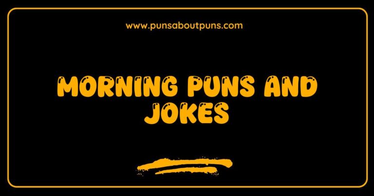 Here are a few options for SEO-optimized alt text for an image related to Morning Puns and Jokes, keeping in mind descriptive language and natural keyword integration: **Option 1 (Focus on coffee):** `Alt text: Funny coffee cup with a morning pun, perfect for sharing a laugh on a good morning.` **Option 2 (Focus on a general joke):** `Alt text: Image of a hilarious morning pun, guaranteed to make you smile and start your day right.` **Option 3 (Focus on sharing):** `Alt text: Share this funny morning pun! A lighthearted joke to brighten someone's morning.` **Option 4 (If the image is a graphic):** `Alt text: Graphic with a clever morning pun and joke, designed to be shareable on social media.` **Why these work:** * **Keyword Inclusion:** Morning pun is naturally integrated. * **Descriptive