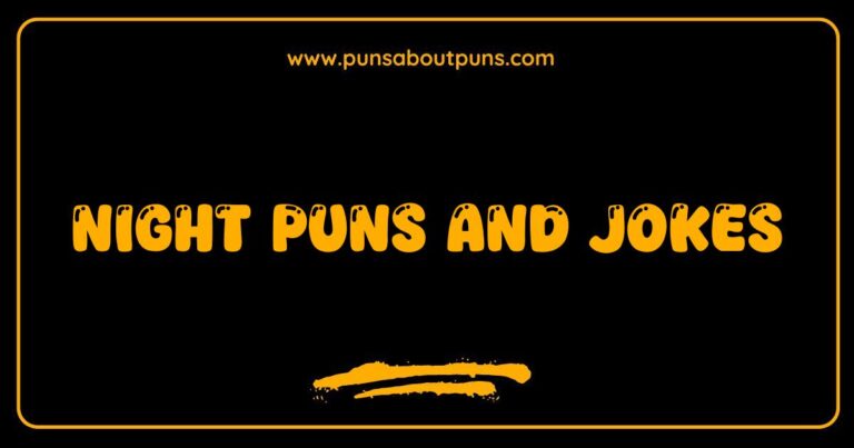 Here are a few options for SEO-optimized alt text for an image related to Night Puns and Jokes, depending on what the image shows: **Option 1 (If the image is a text graphic with a night-related pun):** Night pun text graphic: A funny example of night puns and jokes for a good laugh. **Option 2 (If the image is a cartoon character looking at the night sky with a funny expression):** Cartoon character looking at the night sky with a humorous expression. Find more night puns and jokes to brighten your evening. **Option 3 (If the image is simply a beautiful night scene):** Beautiful night sky image. Enjoy the serene view and then explore our collection of night puns and jokes for a bit of fun. **Option 4 (If the image shows someone laughing at night):** Person laughing under the night sky. Discover hilarious night puns and jokes to share with your friends
