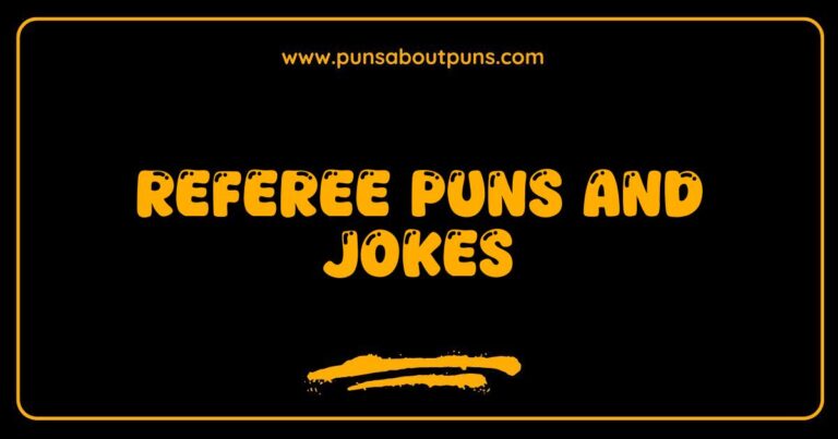 Here are a few options for SEO-optimized alt text for an image related to Referee Puns and Jokes, depending on what the image depicts: **Option 1 (General):** Referee puns and jokes image. This picture illustrates funny referee humor for sports enthusiasts. **Option 2 (If the image shows a referee smiling):** Smiling referee with a humorous expression. This image is related to referee puns and jokes, highlighting the lighter side of officiating. **Option 3 (If the image shows text or a meme):** Referee pun joke displayed in an image. A funny referee joke for sharing and laughs. **Option 4 (If the image is a cartoon):** Cartoon referee telling a joke. This image illustrates referee puns and jokes in a fun and lighthearted way. **Explanation of why these are good:** * **Keyword Inclusion:** The primary keyword Referee Puns and Jokes is naturally included in