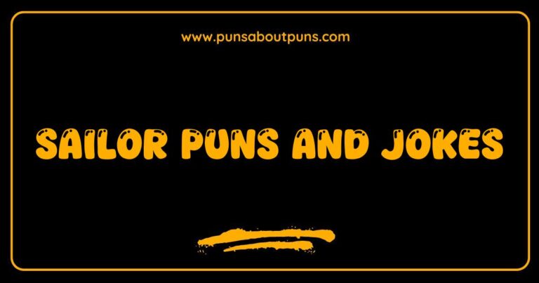 Here are a few options for SEO-optimized alt text for an image related to Sailor Puns and Jokes, with varying levels of detail: **Option 1 (Concise):** `Sailor puns and jokes illustrated in a nautical theme.` **Option 2 (More Descriptive):** `Funny sailor puns and jokes image with an anchor and sea background.` **Option 3 (If the image contains a specific pun):** `Image illustrating a sailor pun: I'm feeling knotty! - a funny nautical joke.` **Explanation of Choices:** * **Keywords:** Each option includes Sailor Puns and Jokes (or parts of it) naturally. * **Descriptive:** They describe the image content (nautical theme, anchor, sea background, pun illustration). * **Contextual:** If the image depicts a specific pun, including that pun helps with relevance. * **Concise:**