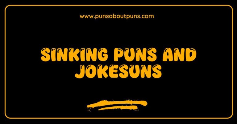 Here are a few options for SEO-optimized alt text for an image related to Sinking Puns and Joke Suns, catering to different possible image content: **Option 1 (Image shows a setting sun, possibly with a humorous expression):** Sunset with a funny face, playing on sinking puns and jokesuns humor. **Option 2 (Image shows a ship sinking with a pun written on it):** Humorous image of a ship sinking with a pun written on its side, showcasing sinking puns and jokesuns. **Option 3 (Image is an illustration of a sun literally 'sinking' into something, with a punny caption):** Illustration of a sun sinking into quicksand with a pun, a visual representation of sinking puns and joke suns. **Option 4 (Image is a collection of text-based puns about sinking, presented in a visually appealing way):** Collection of sinking puns and jokesuns presented