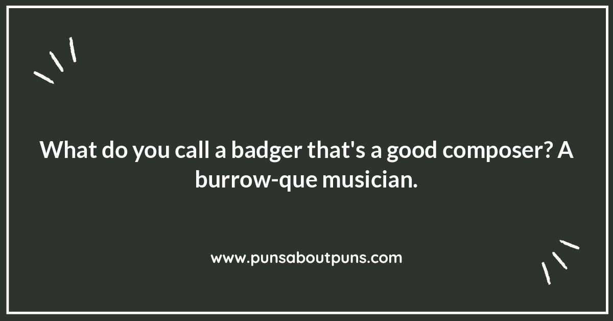 Badger Puns: Unleashing the Funny