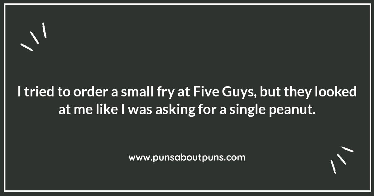Five Guys Menu Puns: Extra Cheese, Extra Funny Five Guys Menu Puns: Extra Cheese, Extra Funny