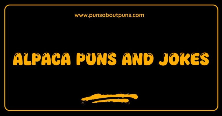 Here are a few options for SEO-optimized alt text for an image related to Alpaca Puns and Jokes, depending on the image content: **Option 1 (General Alpaca with text):** Funny alpaca illustration with a pun, perfect for alpaca puns and jokes lovers. **Option 2 (Alpaca doing something humorous):** Alpaca acting silly, a humorous image related to alpaca puns and jokes, showcasing the animal's playful side. **Option 3 (Text-based pun/joke):** Image of an alpaca joke, a visual representation of alpaca puns and jokes for a fun laugh. **Option 4 (If the image has a specific pun):** Image featuring the pun 'Alpaca my bags!', a funny example of alpaca puns and jokes.