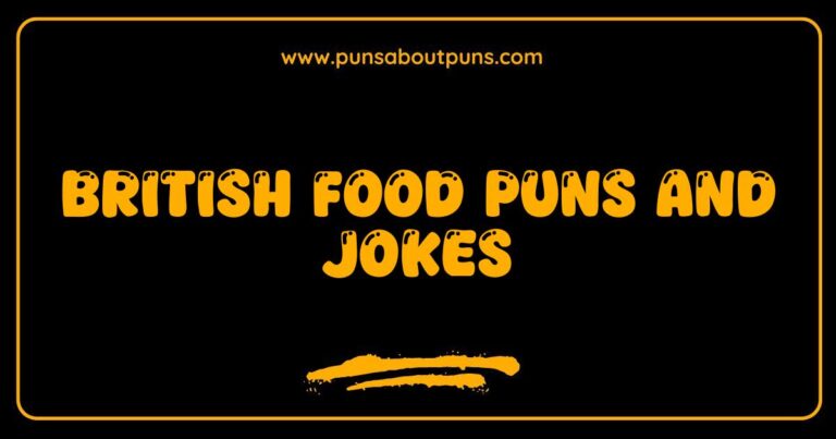 Here are a few options for SEO-optimized alt text for an image related to British Food Puns and Jokes, keeping in mind descriptiveness, natural keyword integration, and avoiding special characters: **Option 1 (Focus on humor):** `British food puns and jokes image showing a funny illustration of a scone saying 'I'm feeling crumby'.` **Option 2 (Focus on visual):** `Image of a British food pun joke featuring a cartoon illustration of fish and chips with a witty caption.` **Option 3 (More general, if the image is varied):** `Selection of British food puns and jokes in a humorous image. Perfect for sharing a laugh.` **Option 4 (If the image is primarily text-based):** `British food puns and jokes displayed in a visually appealing graphic. A collection of funny sayings.` **Explanation of Choices:** * **Keywords:** The phrase British food puns and