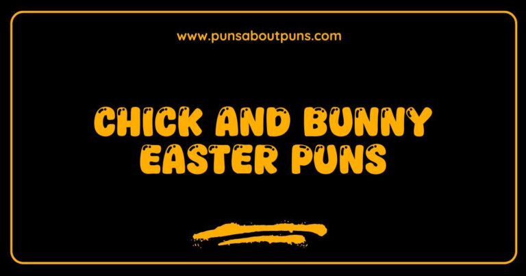Here are a few options for SEO-optimized alt text for an image related to Chick and Bunny Easter Puns, keeping in mind descriptiveness and natural keyword integration: **Option 1 (Focus on humor):** `Chick and bunny sharing Easter puns, a funny illustration for Easter cards.` **Option 2 (Focus on the image itself):** `Illustration of a chick and bunny telling Easter puns, perfect for spring celebrations.` **Option 3 (More detailed):** `Cartoon chick and bunny exchanging Easter puns, a humorous take on the holiday with adorable characters.` **Option 4 (If the image is a graphic with text):** `Chick and bunny Easter pun graphic, sharing jokes for a happy Easter celebration.` **Why these are good:** * **Keyword Integration:** They all naturally include Chick and Bunny Easter Puns or a variation. * **Descriptive:** They describe the image's content (ch