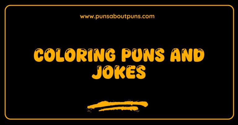 Here are a few options for SEO-optimized alt text, depending on the specific image: **Option 1 (General Image of Coloring Book with Pun):** > Coloring book page with a funny coloring pun. Perfect for people who enjoy coloring puns and jokes. **Option 2 (Image of a Colored-in Picture with a Pun):** > Hand-colored picture featuring a clever coloring pun. A great example of creative coloring puns and jokes. **Option 3 (Image of Text Saying Coloring Puns):** > Image showcasing the phrase coloring puns. Explore a world of humorous coloring puns and jokes for your next creative project. **Option 4 (Image of a Person Laughing While Coloring):** > Person laughing while coloring a page with a pun. Discover the joy of coloring puns and jokes and add some humor to your art.