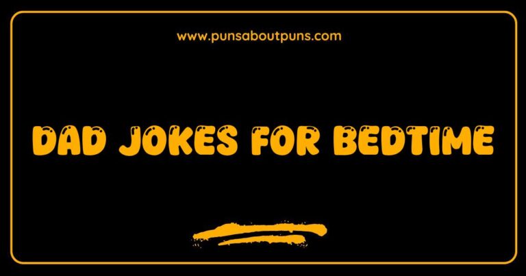 Here are a few options for SEO-optimized alt text for an image related to Dad jokes for bedtime, keeping in mind natural language and avoiding special characters: **Option 1 (Focus on bedtime reading):** `Dad reading a book of dad jokes for bedtime to his smiling child.` **Option 2 (Focus on humor and sleep):** `Funny dad jokes for bedtime to help kids fall asleep with a smile.` **Option 3 (More specific image description):** `Cartoon illustration of a dad telling a silly dad joke for bedtime, with stars and moon in the background.` **Option 4 (If the image shows the book cover):** `Book cover featuring 'Dad Jokes for Bedtime', a collection of clean jokes to tell before sleep.` **Key Considerations:** * **Relevance:** The alt text accurately describes the image. * **Keyword Integration:** The phrase Dad jokes for bedtime is included naturally.