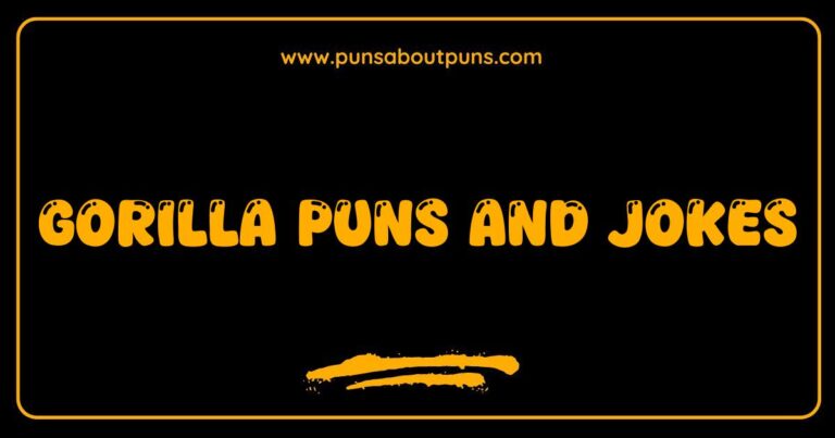 Here are a few options for SEO-optimized alt text for an image related to Gorilla Puns and Jokes, keeping in mind descriptiveness and natural keyword inclusion: **Option 1 (Focus on the image content):** `Funny gorilla illustration with a speech bubble containing a clever gorilla pun.` **Option 2 (Focus on the user intent):** `Image for gorilla puns and jokes, perfect for a good laugh.` **Option 3 (More descriptive, if the image allows):** `Cartoon gorilla holding a banana, the image promotes funny gorilla puns and jokes.` **Option 4 (If the image is a meme):** `Gorilla meme with a hilarious gorilla pun, great for sharing with friends who love animal jokes.` **Why these are good:** * **Relevant Keywords:** They all include gorilla puns and/or gorilla jokes naturally. * **Descriptive:** They describe the image