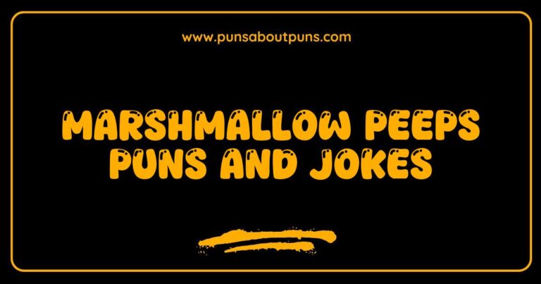 Here are a few options for SEO-optimized alt text for an image related to Marshmallow Peeps Puns and Jokes, keeping in mind descriptiveness and natural keyword integration: **Option 1 (Focus on visual):** `Marshmallow Peeps chicks lined up, ready for a punny joke about Easter candy.` **Option 2 (Focus on content):** `Funny Marshmallow Peeps puns and jokes perfect for Easter, shown with colorful Peeps candies.` **Option 3 (More detailed, if appropriate for the image):** `A humorous image featuring Marshmallow Peeps enacting a joke, part of a collection of Easter candy puns and jokes.` **Option 4 (If the image is a meme):** `Marshmallow Peeps meme showcasing a funny pun related to the popular Easter candy.` **Key considerations for choosing the best option:** * **Accuracy:** The alt text *must* accurately describe what is in the