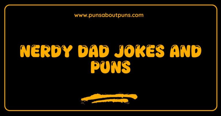 Here are a few options for SEO-optimized alt text for an image related to Nerdy Dad Jokes and Puns, keeping in mind descriptiveness and natural keyword integration: **Option 1 (Focus on a visual of a dad):** `Nerdy dad telling a pun, illustration of a father with glasses making a joke, a funny example of nerdy dad jokes and puns.` **Option 2 (Focus on a specific joke if depicted):** `Image illustrating a nerdy dad joke: Why don't scientists trust atoms? Because they make up everything! A classic example of nerdy dad jokes and puns.` **Option 3 (More general, if the image is abstract):** `Fun graphic representing nerdy dad jokes and puns, perfect for sharing a laugh with fellow science and tech loving parents.` **Option 4 (If featuring text/typography):** `Text graphic featuring nerdy dad jokes and puns, a collection of corny but clever jokes