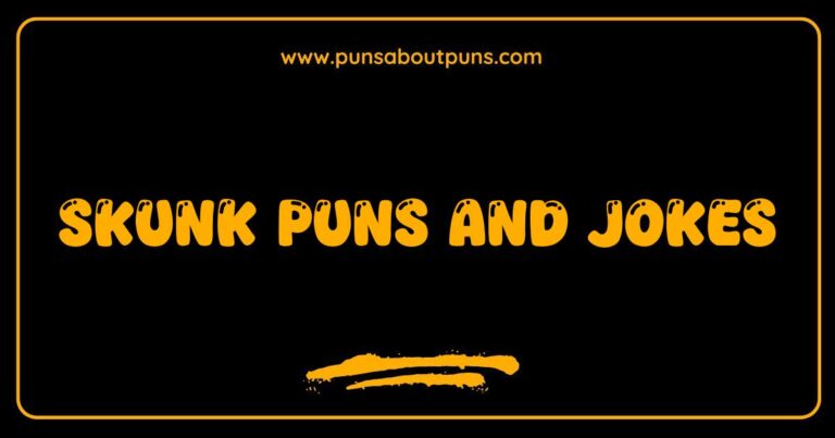 Here are a few options for SEO-optimized alt text for an image related to Skunk Puns and Jokes, catering to different image scenarios: **Option 1 (General Image of a Skunk):** > Funny skunk illustration for skunk puns and jokes, guaranteed to make you smile. **Option 2 (Image of Text with a Pun):** > A skunk pun joke: What do you call a skunk that plays the trumpet? A p. u. t! Find more hilarious skunk puns and jokes here. **Option 3 (Image of a Skunk Cartoon with a Funny Expression):** > Cartoon skunk with a surprised expression, perfect for sharing with skunk puns and jokes. **Option 4 (Image of a Skunk with a Speech Bubble):** > Skunk saying a funny quote or pun, related to skunk puns and jokes for kids and adults. **Key Considerations Used for Creating