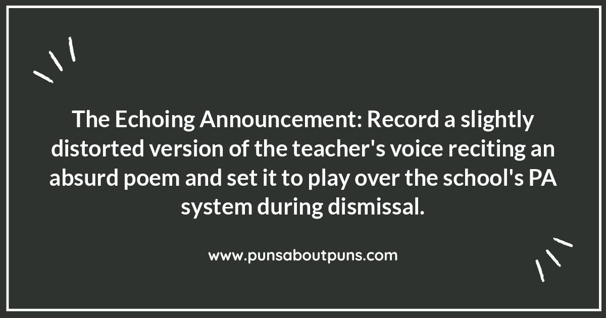 End-of-Year Pranks for Teachers: A Farewell Laugh
