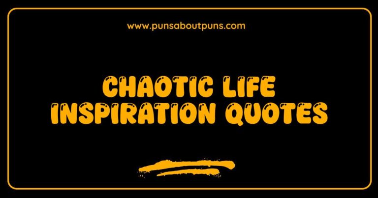 Chaotic life inspiration quotes image showing motivational text amidst a whirlwind graphic.