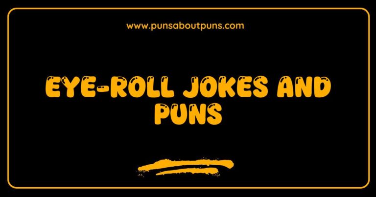 A person doing an eye-roll, visually representing funny eye-roll jokes and puns.