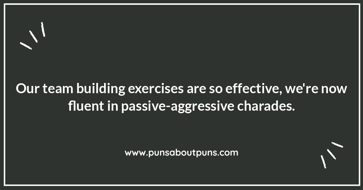 Team Building Funny Quotes: Avoiding Corporate Buzzword Bingo at Retreats Team Building Funny Quotes: Avoiding Corporate Buzzword Bingo at Retreats