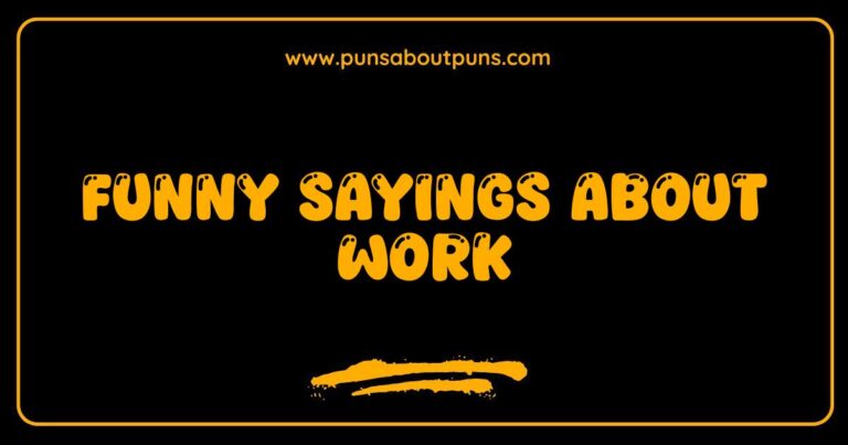Funny Saying About Work: Coworker humor with a tired-looking employee at their desk.